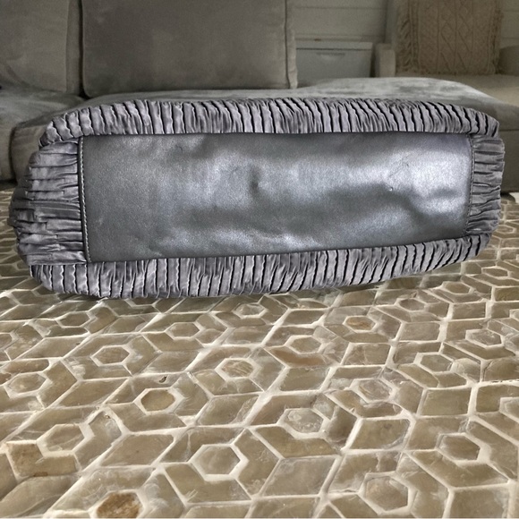 Coach Ashley Gray Gathered Satin Hobo Carryall - Picture 5 of 12